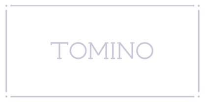 Tomino Font Poster 1