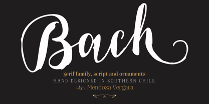 Bach Font Poster 1