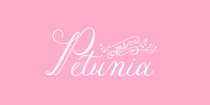 Petunia Font Poster 1