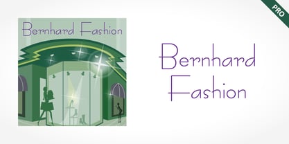 Bernhard Fashion Pro Font Poster 1