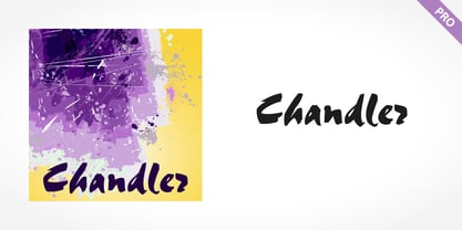 Chandler Pro Font Poster 1