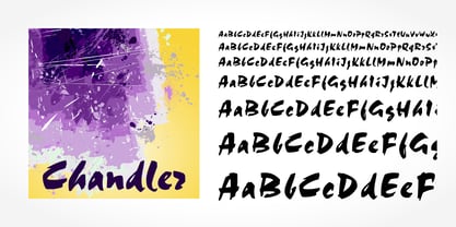 Chandler Pro Font Poster 5