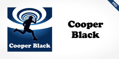 Cooper Black Pro Fuente Póster 1