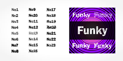 Funky Font Poster 2