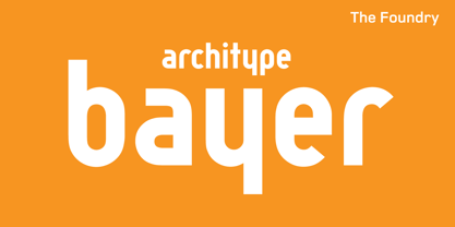 Architype Bayer Font Poster 2