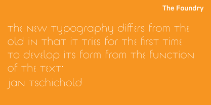 Architype Tschichold Font Poster 4
