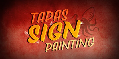 Tapas Signpainting Police Poster 1