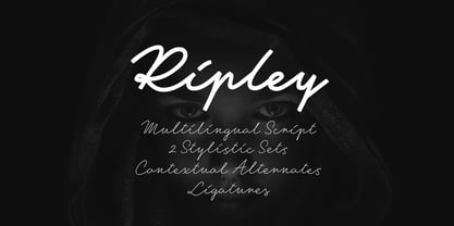 Ripley Font Poster 1