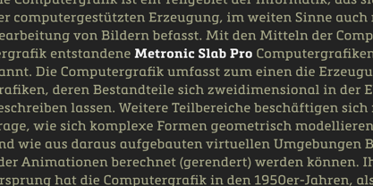 Metronic Slab Pro Font Poster 8