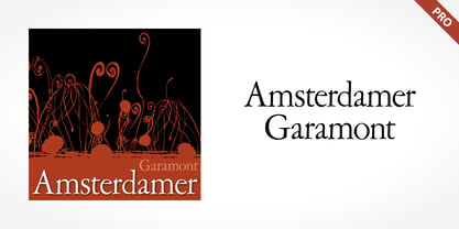 Amsterdamer Garamont Pro Police Affiche 1