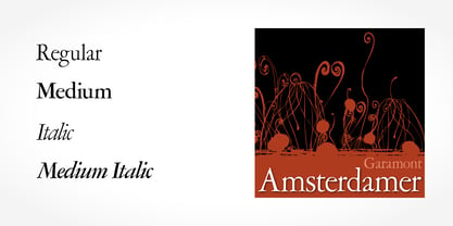 Amsterdamer Garamont Pro Font Poster 2