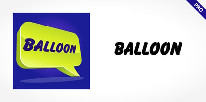Balloon Pro Font Poster 5