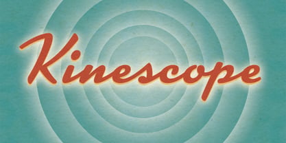 Kinescope Font Poster 4