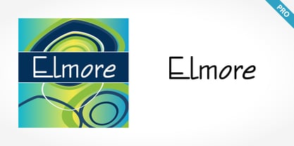 Elmore Pro Font Poster 1