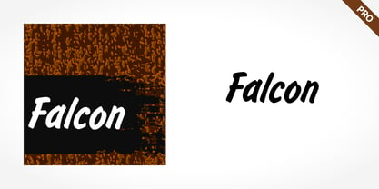Falcon Pro Font Poster 1