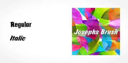 Josephs Brush Pro Font Poster 2