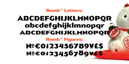 Romb Font Poster 4