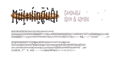 Small Baguette Font Poster 4