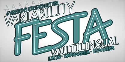 Festa Font Poster 3