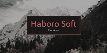 Haboro Soft Fuente Póster 1