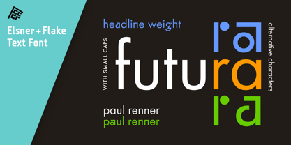 Futura Headline EF Pro Font Poster 3