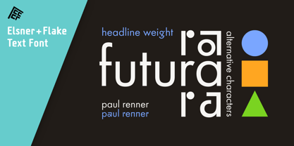 Futura Headline EF Pro Font Poster 2