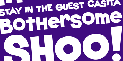 Houseguest PB Font Poster 3