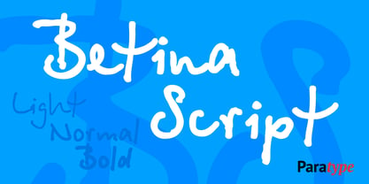 Betina Script Fuente Póster 2