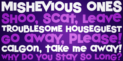 Houseguest PB Font Poster 1