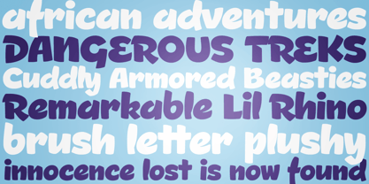 Lil Rhino Font Poster 1