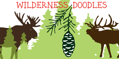 Wilderness Doodles Font Poster 7