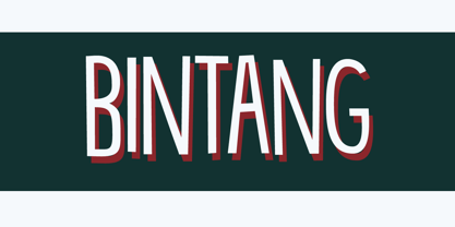 Bintang Font Poster 1