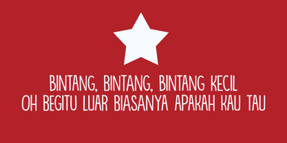 Bintang Font Poster 2