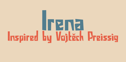 Irena Font Poster 1