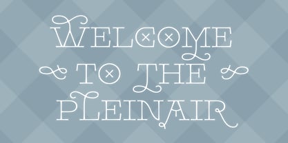 Pleinair Font Poster 1