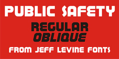 Public Safety JNL Font Poster 1