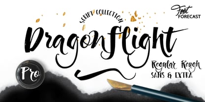 Dragonflight Pro Font Poster 1