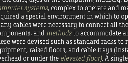 Metronic Slab Narrow Font Poster 7