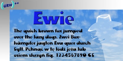 Ewie Font Poster 1