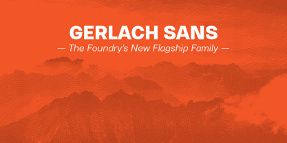 Gerlach Sans Font Poster 13