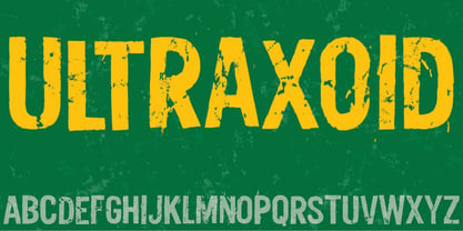 Ultraxoid Font Poster 1