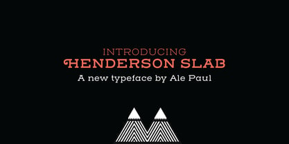 Henderson Slab Font Poster 21
