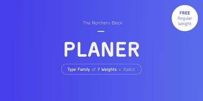 Planer Font Poster 1