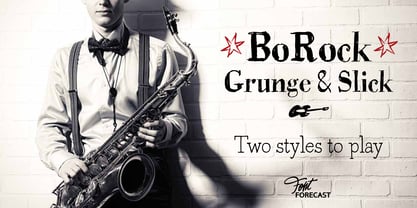 BoRock Font Poster 1