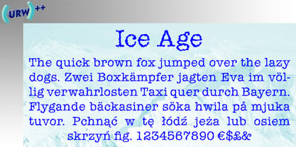 Ice Age Fuente Póster 1