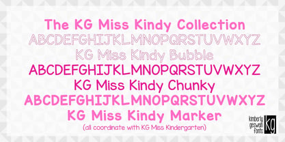 KG Miss Kindy Collection Fuente Póster 1