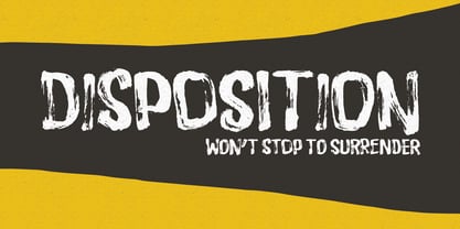 Disposition Police Poster 1