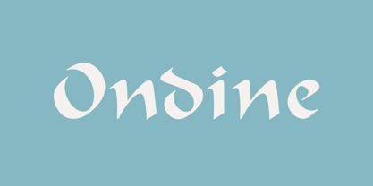 Ondine Font Poster 1