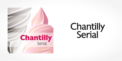 Chantilly Serial Font Poster 1