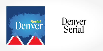 Denver Serial Font Poster 1